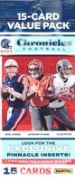 2021 Panini Chronicles NFL Football Series Sealed FAT PACK Box with 180 Cards including Pinnacle EXLUSIVES