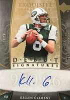 Kellen Clemens 2006 Upper Deck Exquisite "Debut" Autographed Mint ROOKIE Year Card #27/35