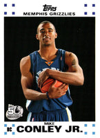 Mike Conley Jr 2007 2008 Topps Basketball Limited Edition Mint White Bordered Rookie Card #4 of 14