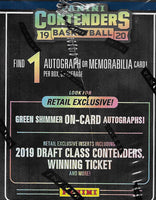 2019 2020 Panini Contenders Basketball Blaster Box