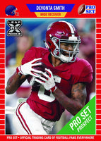 Devonta Smith 2021 Pro Set Leaf XRC Short Printed Mint Rookie Card #PS3