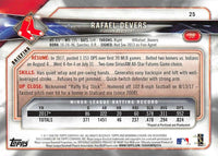 Rafael Devers 2018 Bowman Series Mint Rookie Card #25