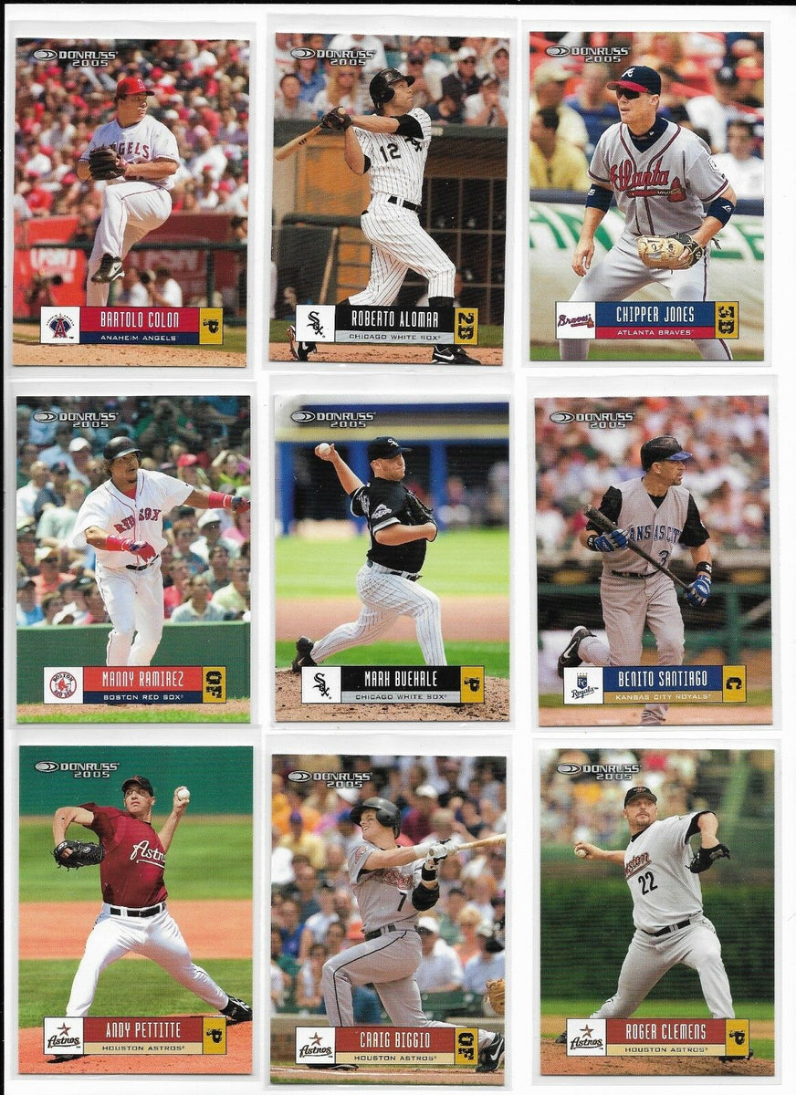 1990 Donruss Houston Astros Baseball Cards Team Set