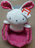GUND Polka Dots Easter Egg Hunting Bag Plush Toy with Bunny