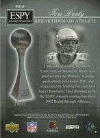 2005 Upper Deck ESPN ESPY Award Winners Insert Set with Brett Favre, Peyton Manning and Tom Brady Plus