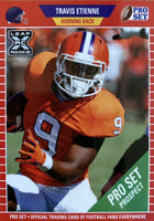 Travis Etienne 2021 Pro Set Leaf XRC Short Printed Mint Rookie Card #PS8 RARE Variation only 170 made