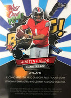 Justin Fields 2021 Wild Card Alumination Comix Holo-Lux Rookie Card #AC-3 ONLY 9 MADE