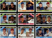 2015 Topps Heritage Baseball Series Complete Mint Basic 425 Card Set in 1966 Design