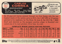 2015 Topps Heritage High Number Series 200 Card Set with Carlos Correa Rookie Plus