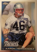 Aaron Hernandez 2010 Topps CHROME Series Mint ROOKIE Card #C87