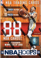 2018 2019 Panini HOOPS NBA Blaster Box with One AUTOGRAPH or MEMORABILIA Card