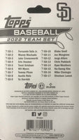 San Diego Padres 2022 Topps Factory Sealed 17 Card Team Set