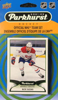 Montreal Canadiens 2021 2022 Upper Deck PARKHURST Factory Sealed Team Set with Cole Caufield Rookie Card