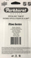 Ottawa Senators 2021 2022 Upper Deck PARKHURST Factory Sealed Team Set with 3 Rookie Cards Plus