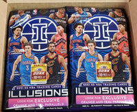 2021 2022 Panini ILLUSIONS NBA Basketball 20 Pack Cello Box Possible EXCLUSIVE Orange and Teal Parallels!