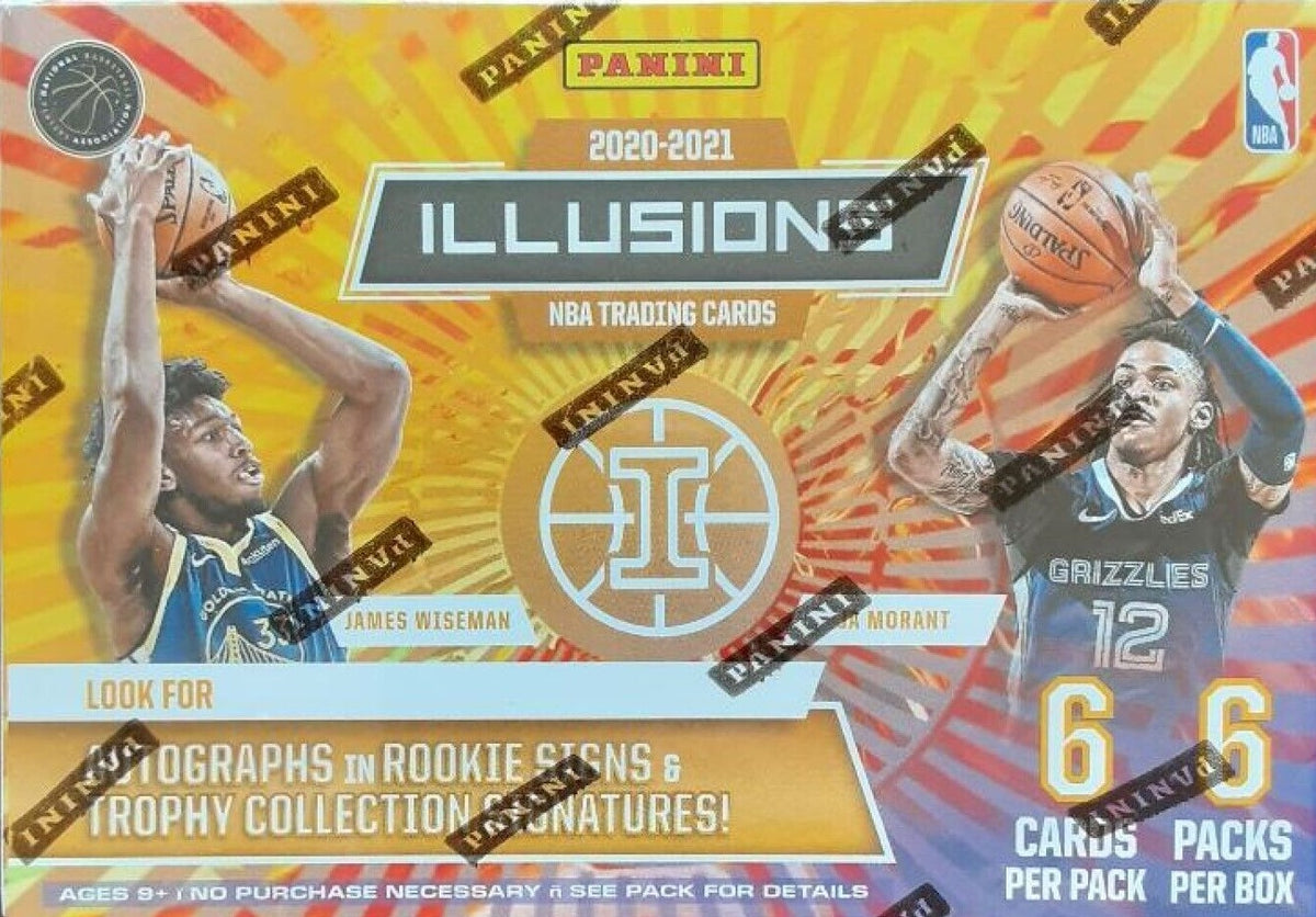 2022 Panini Illusions Football Blaster Box - 6 Packs and 36 Cards per Box