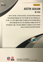 Austin Jackson 2020 Panini The National Series Serial #19/25 Made Mint Rookie Card #R-13