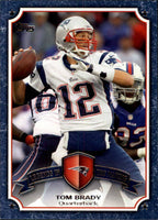 2013 Topps Football Legends in the Making Insert Set with Peyton Manning and Tom Brady Plus