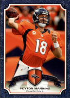 2013 Topps Football Legends in the Making Insert Set with Peyton Manning and Tom Brady Plus