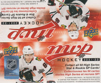2021 2022 Upper Deck MVP Hockey 36 Pack Retail Box