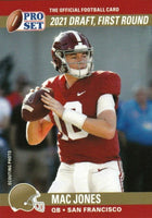 Mac Jones 2021 Pro Set DRAFT DAY Short Printed Mint Rookie Card #PSDD9 New England Patriots RARE 49ers Variation only 459 made