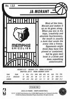 Ja Morant 2022 2023 Hoops Basketball Series Mint PURPLE Parallel Version of Card #133