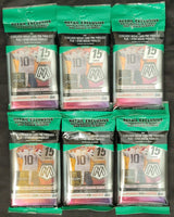 2022 Panini MOSAIC Football Series Cello Fat 12 Pack Box (180 Cards) with 48 Parallels Per Box including 36 EXCLUSIVE CAMO PINK Parallels Per Box Plus Possible Autographs and Memorabilia Cards