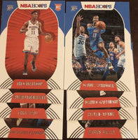 Oklahoma City Thunder 2020 2021 Hoops Factory Sealed Team Set Featuring Shai Gilgeous-Alexander 3rd Year Card #134 with Rookie Cards Plus