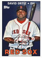 David Ortiz 2008 Topps Baseball Trading Card History Insert Card #TCH42