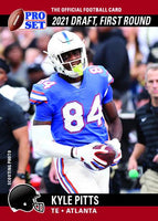 Kyle Pitts 2021 Pro Set DRAFT DAY Short Printed Mint Rookie Card #PSDD4 Atlanta Falcons RARE Variation only 201 made