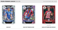 2021 2022 Panini Premier League PRIZM Soccer FAT Pack Value Box of 180 Cards with EXCLUSIVE Red, White and Blue Prizms