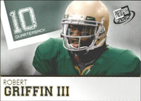 2012 Press Pass GOLD Version Football Set Loaded with Top Rookie Year Prospect Cards including Andrew Luck and Kirk Cousins PLUS