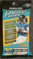 2022 Panini PRESTIGE Football Series 60 Card HANGER Packs with Rookies plus Possible EXCLUSIVE Parallels and Autographs