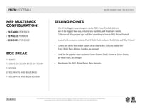 2021 Panini Prizm Football Factory Sealed Multi-Pack Cello Box (180 Cards)