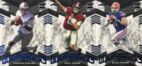 2021 Leaf Ultimate Quarterbacks RARE Blue Version Set Numbered of 35 Made featuring Lawrence, Fields, Jones PLUS