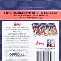 2022 Topps UEFA Champions League Match Attax Soccer Road to Nations League Finals Edition MINI 32 Card Tins with 3 EXCLUSIVE Limited Edition Cards