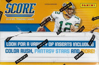 2018 SCORE Football Sealed Retail 24 Pack Box LOADED with Possible ROOKIES Allen, Mayfield, Chubb, Lamar PLUS