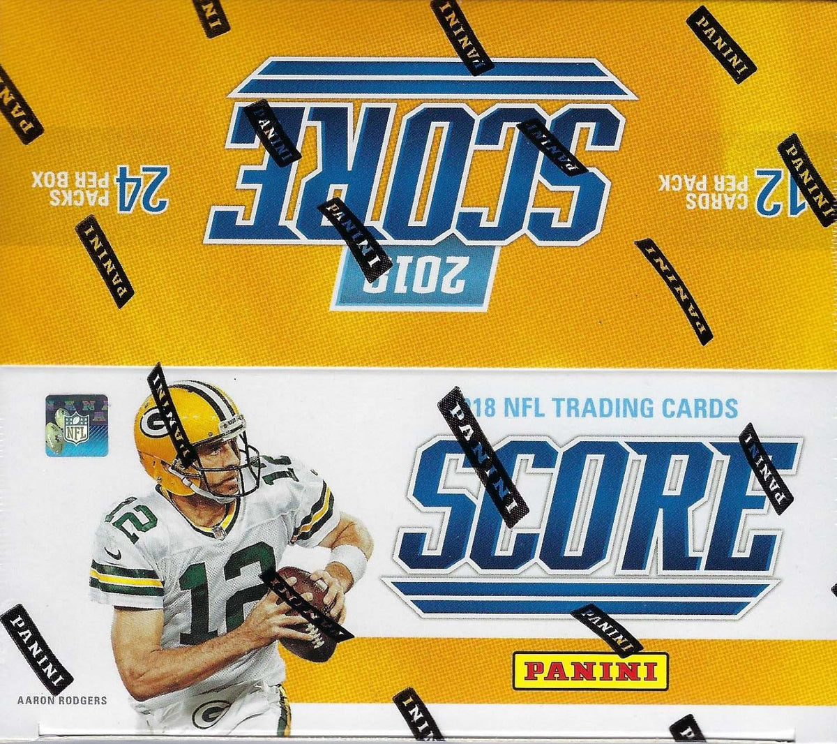 Aaron Rodgers 2018 Panini Score Scoreboard Insert Football 