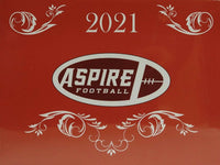 2021 Sage ASPIRE Series Football Factory Sealed HOBBY Box with 20 AUTOGRAPHED Cards