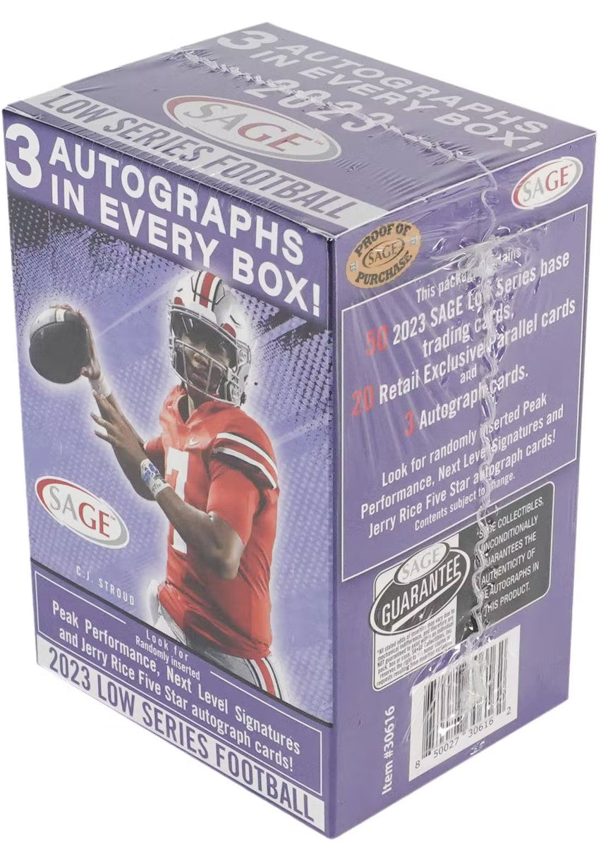 2021 Leaf Draft Football Retail Blaster Box-2 Autos+50 Card Set