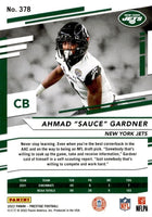 Ahmad Sauce Gardner 2022 Panini Prestige Series Mint Rookie Card #378