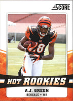 2011 Score Hot Rookies Complete Insert Set with Cam Newton, Von Miller, Colin Kaepernick and MORE!