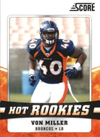 2011 Score Hot Rookies Complete Insert Set with Cam Newton, Von Miller, Colin Kaepernick and MORE!