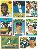 2011 Topps 60 Years of Topps Series #2 59 Card Insert Set Featuring Mantle, Robinson, Jeter and Other Stars and Hall of Famers