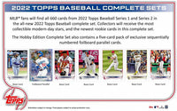 2022 Topps Baseball HOBBY Edition Factory Sealed Set with 5 Exclusive Foilboard Parallel Cards