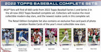 2022 Topps Baseball RETAIL Edition Factory Sealed Set with 5 EXCLUSIVE Rookie Variation Cards