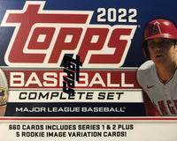 2022 Topps Baseball RETAIL Edition Factory Sealed Set with 5 EXCLUSIVE Rookie Variation Cards