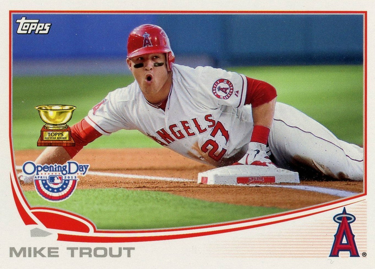 2013 Mike Trout Jackie Robinson Day Game Worn Los Angeles Angels