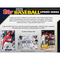 2020 Topps Baseball UPDATE Series Retail Box of 24 Packs