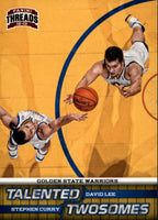 2012 2013 Panini Threads Talented Twosomes Insert Set with Kobe Bryant and Lebron James Plus